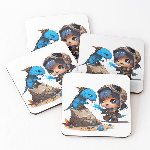 Item preview, Survival Character with blue Spitting Dino designed and sold by RaOsiris.