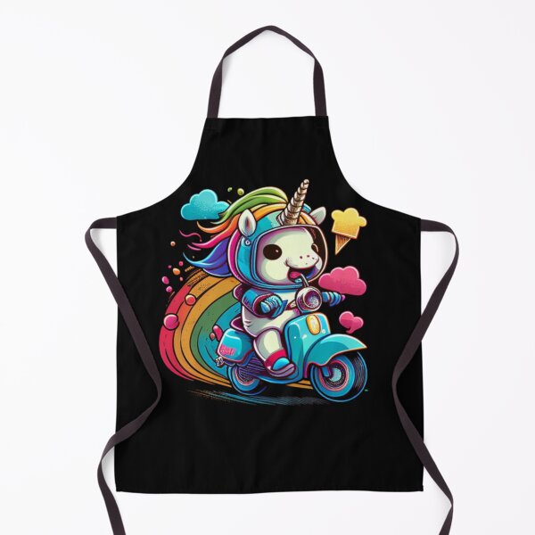 Item preview, Rainbow Unicorn Biker Motorcycle Club designed and sold by TheWildFlix.