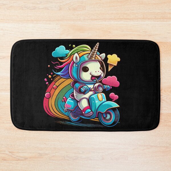 Item preview, Rainbow Unicorn Biker Motorcycle Club designed and sold by TheWildFlix.