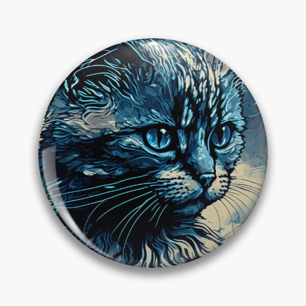 Item preview, Norwegian cat blue purma - comic style designed and sold by Globuwear.