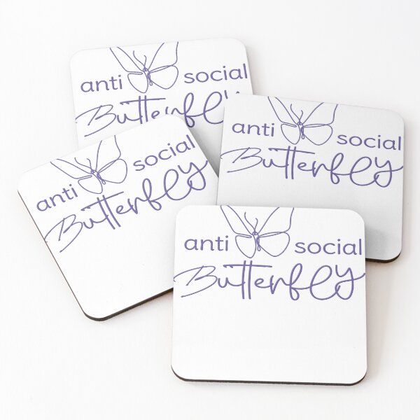 Item preview, Anti Social Butterfly Design designed and sold by Xx4thseasonxX.