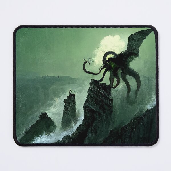 Item preview, Cthulhu-Type Monster on Cliff [Cthulhu Series] designed and sold by TheCensoredBois.
