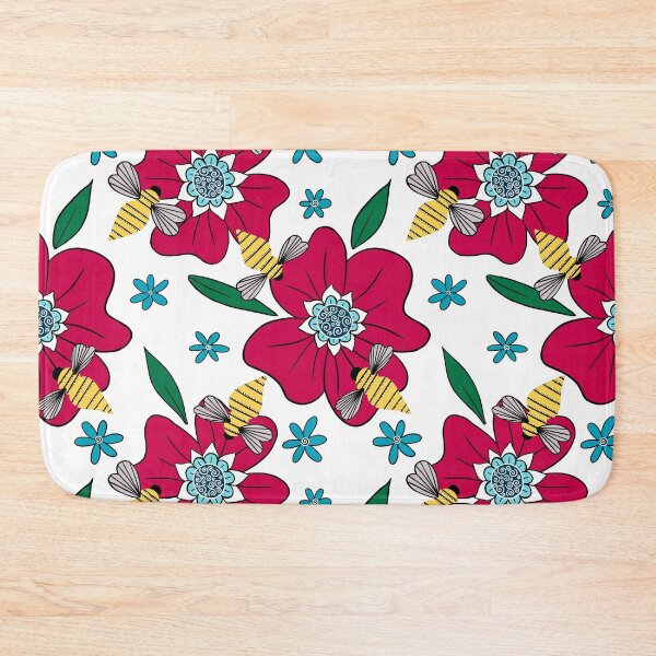 Item preview, Bright Buzzing Bees in the Garden  designed and sold by dKarthdesign.