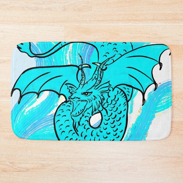 Item preview, Blue water dragon  designed and sold by LynseysArtShop.