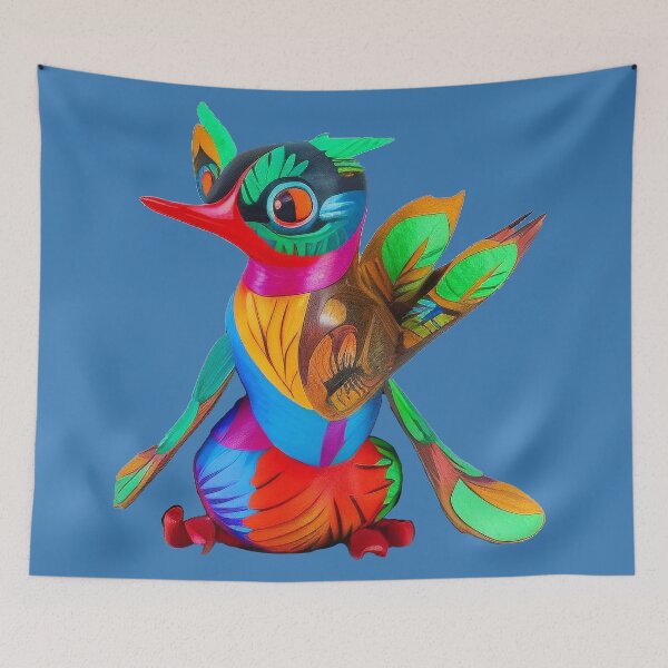 Item preview, Hummingbird alebrije, AI art designed and sold by Dendros-Studio.