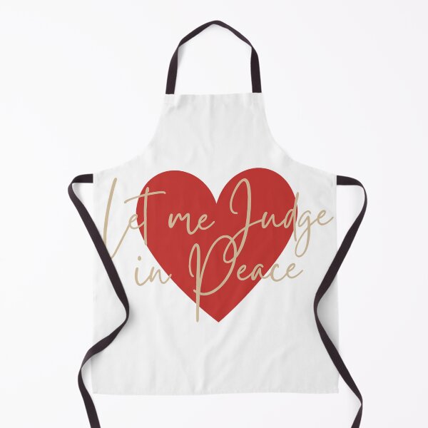 Item preview, Let me Judge in Peace - White Background designed and sold by FinapplePudding.