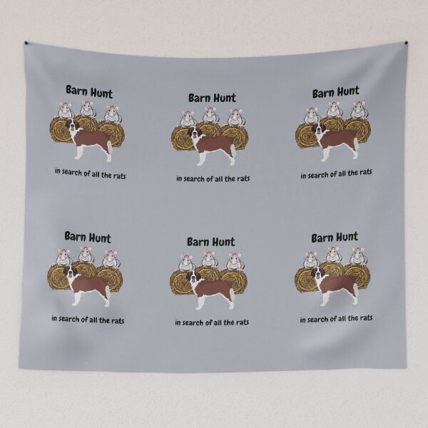 Item preview,  Funny Barn Hunt - in search of all the rats with a Saint Bernard designed and sold by Just4doglovers.