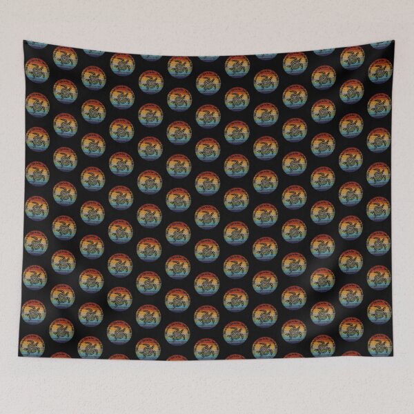 Item preview, Earth Day Turtle Save the Bees Clean the Seas Plant Trees Vintage Sunset designed and sold by Rabbitti.