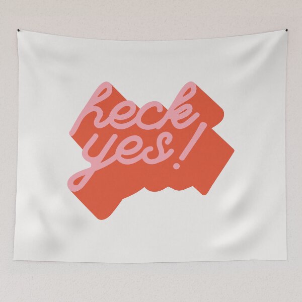 Item preview, Heck Yes! designed and sold by abbyleal.