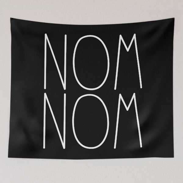 Item preview, Nom Nom White Rae Dunn Inspired Farmhouse designed and sold by FineElephant.