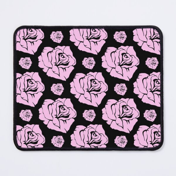 Item preview, Pink Roses On Black designed and sold by BeJolley.