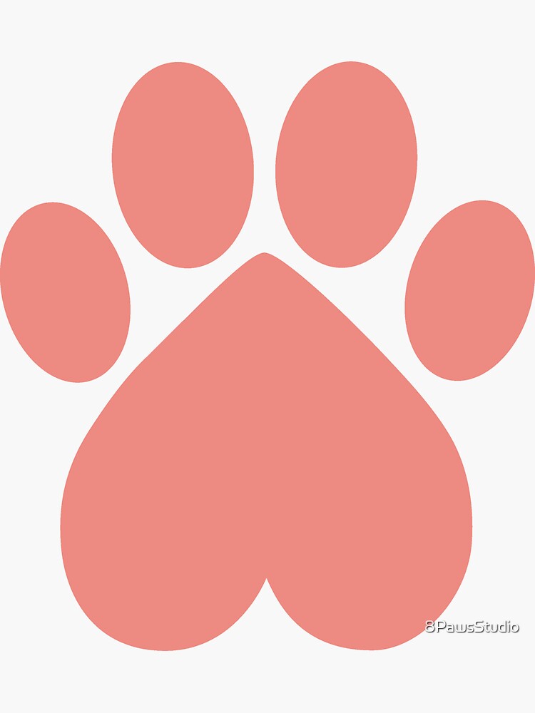 Pink Hearts and Paws Vinyl