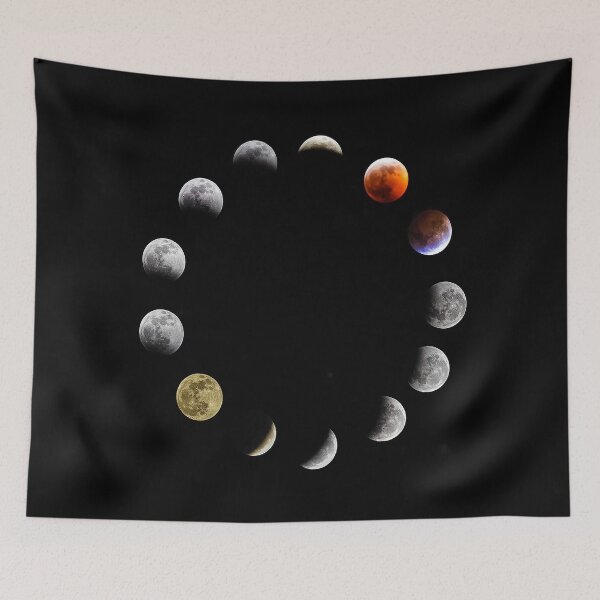 Item preview, Lunar Eclipse Moon Phases designed and sold by MegsPhotography.