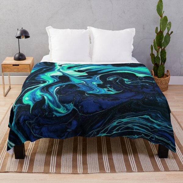 Item preview, Blue Psychedelic Liquid Swirl Pattern designed and sold by AbundanceSeed.
