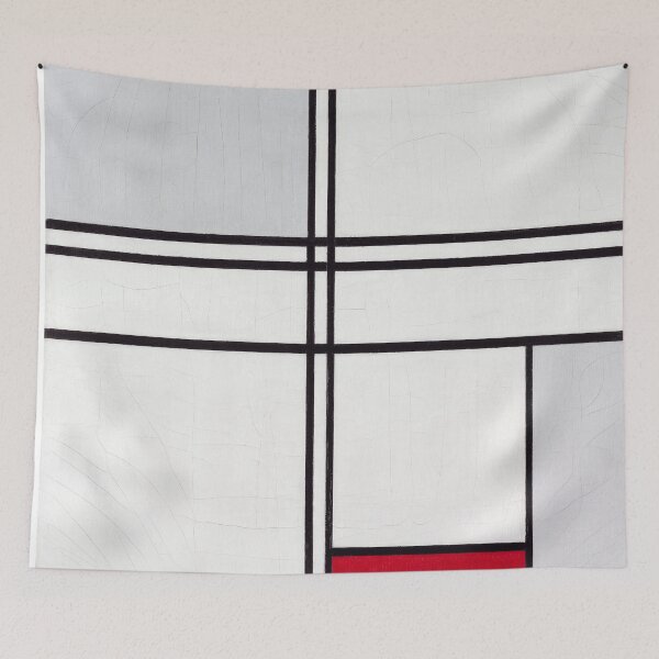 Item preview, Composition (No. 1) Gray-Red (1935) by Piet Mondrian designed and sold by BossyCatHome.