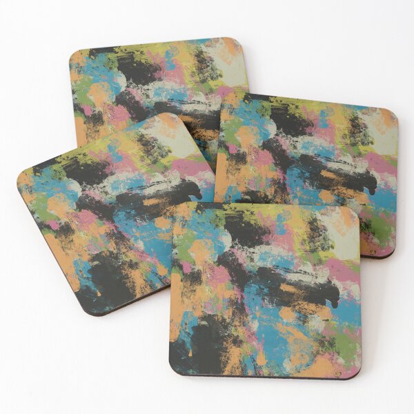 Item preview, Modern Colourful Abstract Acrylic Painting designed and sold by Printpix.