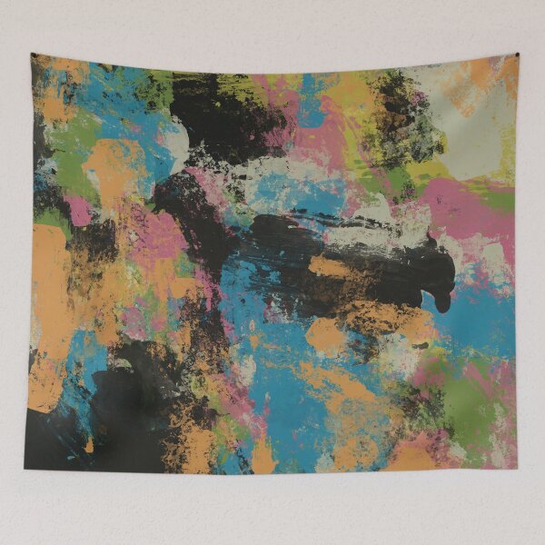 Item preview, Modern Colourful Abstract Acrylic Painting designed and sold by Printpix.