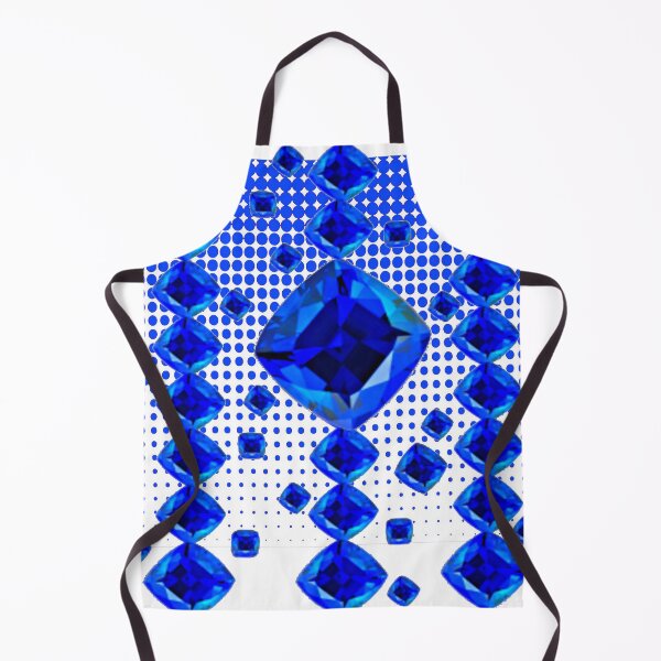 Item preview, BLUE SAPPHIRE ABSTRACT SEPTEMBER BIRTHSTONE GEM ART designed and sold by sharlesart.