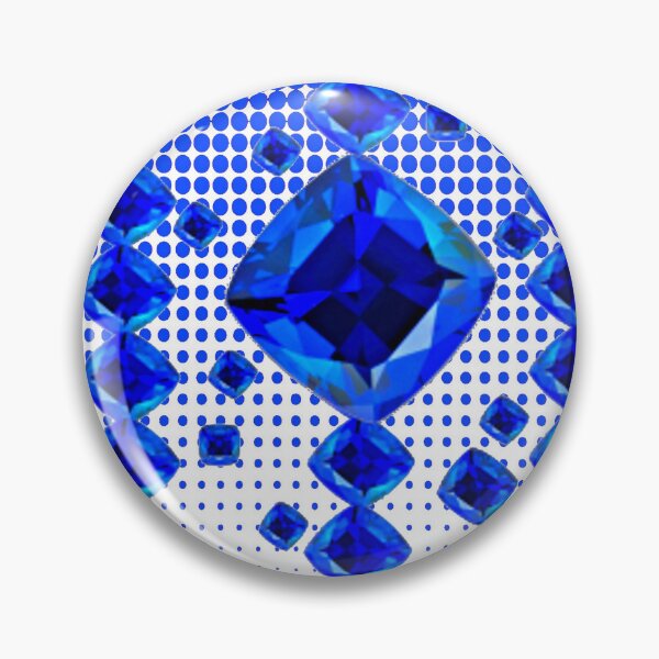 Item preview,   BLUE SAPPHIRE ABSTRACT SEPTEMBER BIRTHSTONE GEM ART designed and sold by sharlesart.