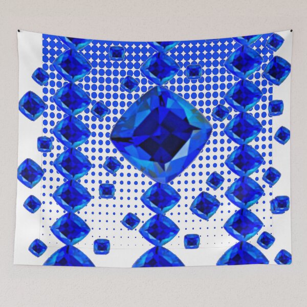 Item preview,   BLUE SAPPHIRE ABSTRACT SEPTEMBER BIRTHSTONE GEM ART designed and sold by sharlesart.