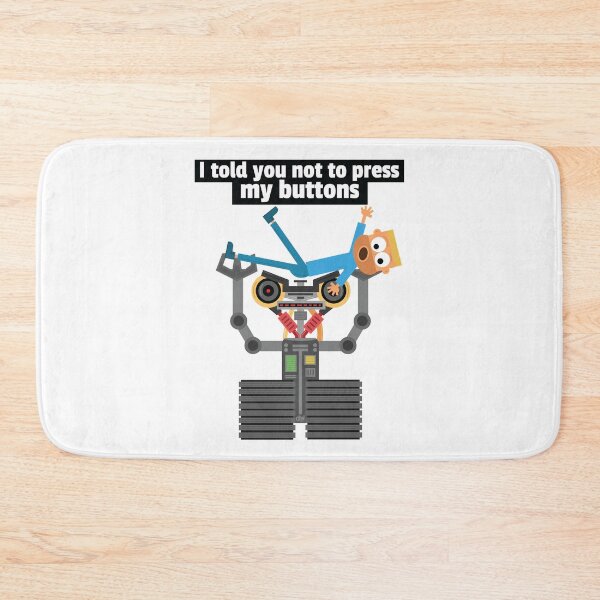 Item preview, Robot Vs Human Pressing Buttons Funny Meme Joke Ai Machine Throwing A Person LOL designed and sold by doseofwin.