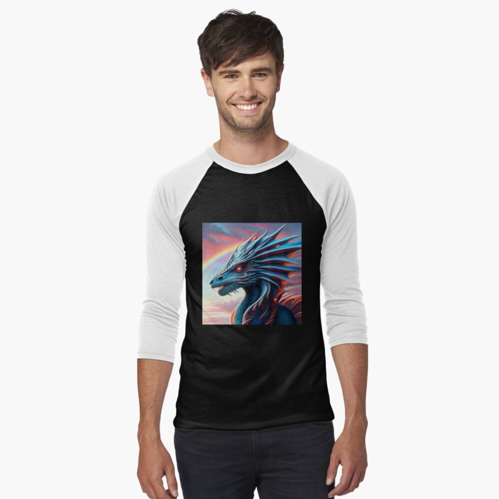 Item preview, Baseball ¾ Sleeve T-Shirt designed and sold by dragynrain.