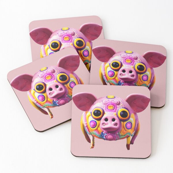 Item preview, Pig alebrije, AI art designed and sold by Dendros-Studio.