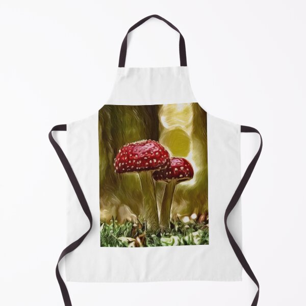 Item preview, Toadstool mushrooms painting designed and sold by OneUpArtDesigns.