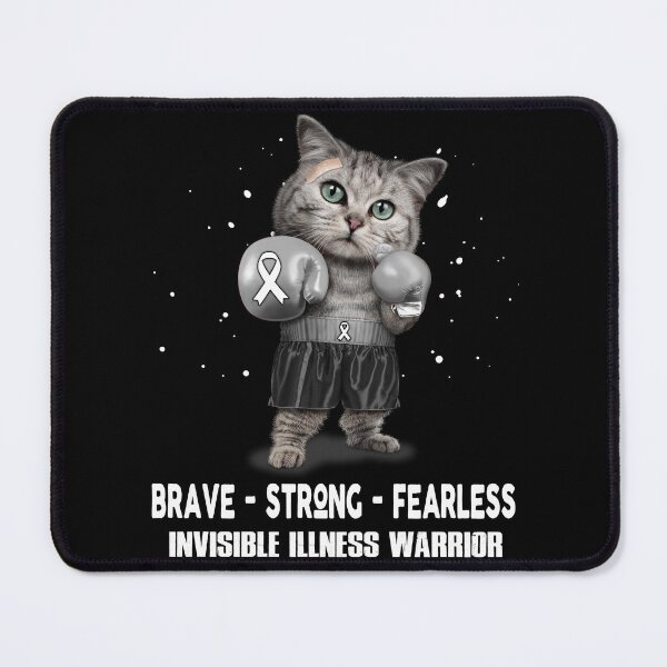 Item preview, Invisible Illness Warrior - BRAVE STRONG FEARLESS designed and sold by Berriosly.