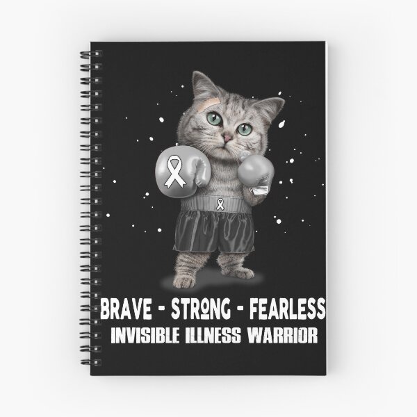 Item preview, Invisible Illness Warrior - BRAVE STRONG FEARLESS designed and sold by Berriosly.