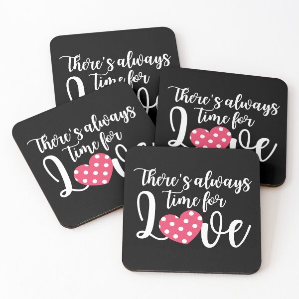 Item preview, There's always time for love - polka dots - Valentine's Day designed and sold by EvergreenWhimsy.