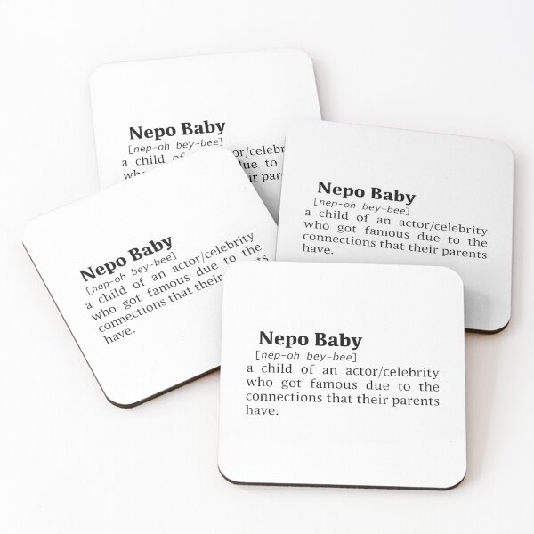 Item preview, Nepo Baby - dictionary text designed and sold by EmeraldeaArt.