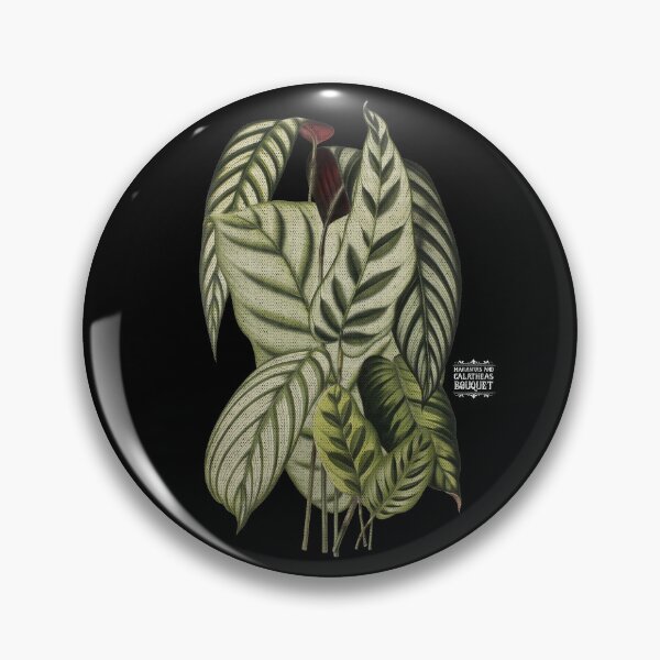 Item preview, Maranta and Calathea Plants | Colorful Artwork | White Lettering | designed and sold by VintagePlantJoy.