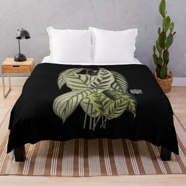Item preview, Maranta and Calathea Plants | Colorful Artwork | White Lettering | designed and sold by VintagePlantJoy.
