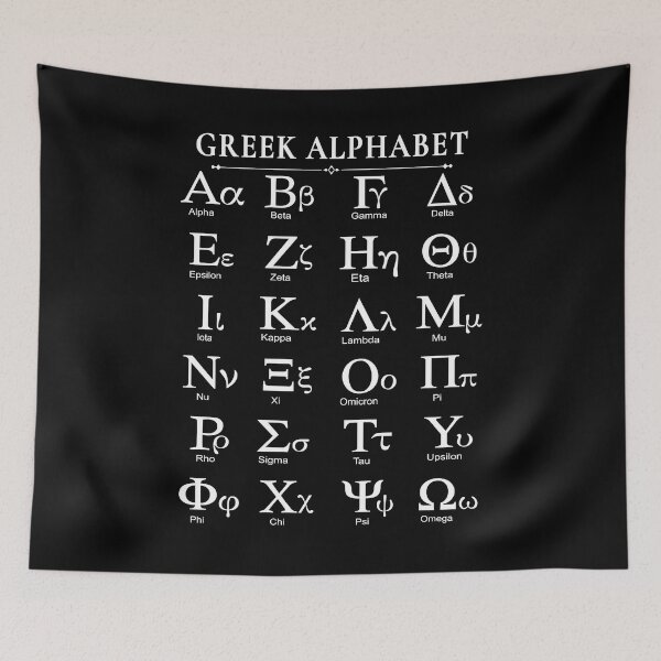 Item preview, Greek Alphabet - Upper Lower Case designed and sold by BuxomBabe21.