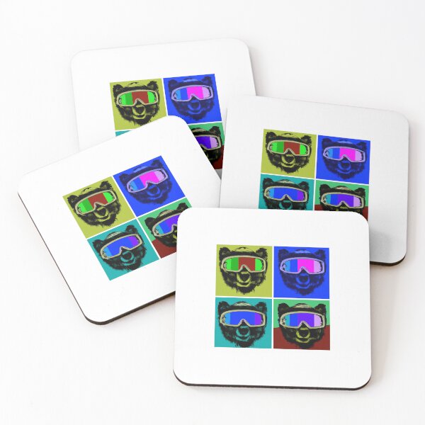 Item preview, Black Bear in Ski Goggles Painting designed and sold by Ethan Thompson.