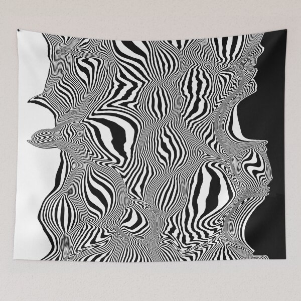 Artikelvorschau, Schwarz-Weiß-Illusionskunst entworfen und verkauft von Printpix.
