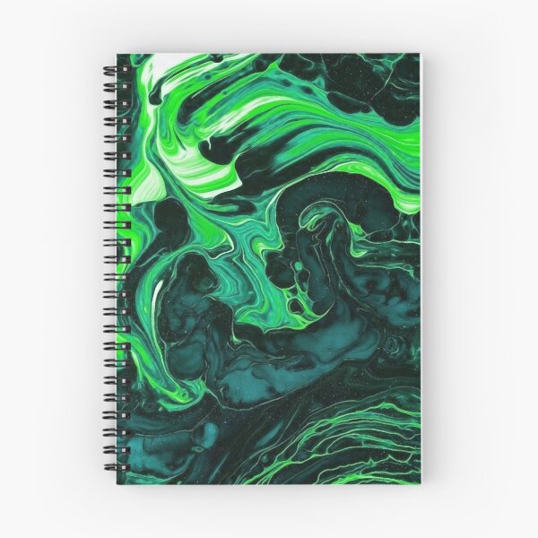 Item preview, Green Psychedelic Liquid Swirl Pattern designed and sold by AbundanceSeed.