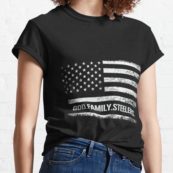 American Flag God Family Steeler Military Veteran' Men's Premium T