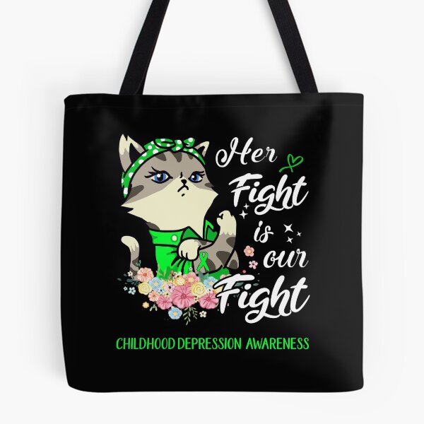 Item preview, Childhood Depression Awareness - Her Fight is our Fight designed and sold by RekaJoJo.