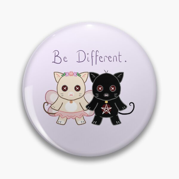 Item preview, Be different cats pagan witch and fairy cottagecore designed and sold by Jenmdorian.