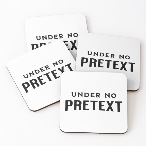 Item preview, UNDER NO PRETEXT Typography Design designed and sold by Ching Teoh.