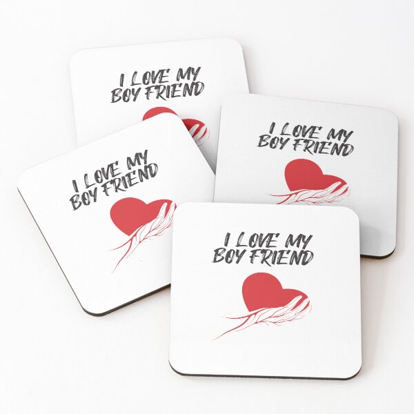 Item preview, I love my boy friend valentine  designed and sold by Ambilart1.