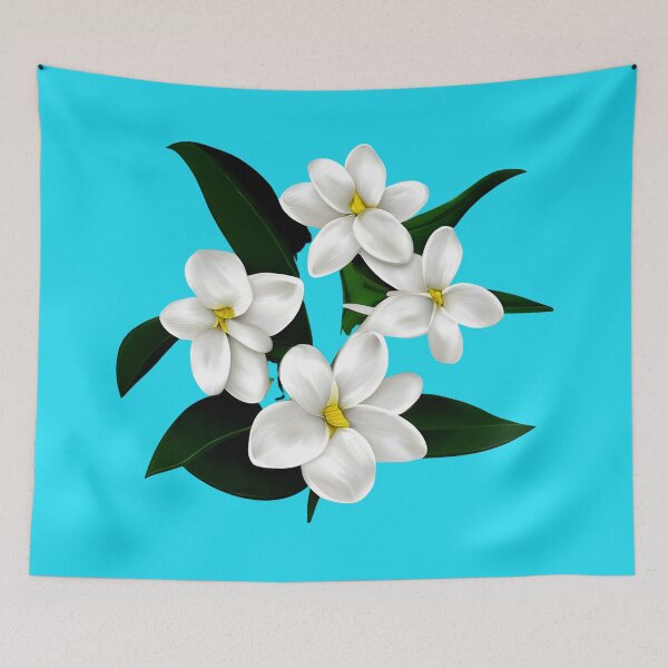 Item preview, White jasmine flower designed and sold by gramizzia.