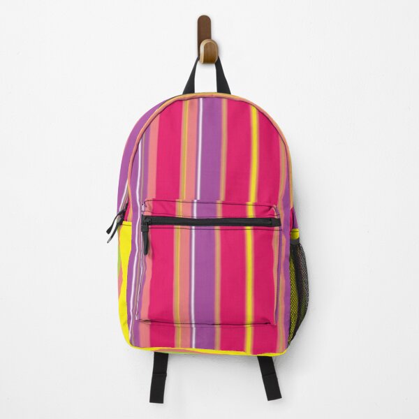 Item preview, Bright colored stripes pink purple yellow designed and sold by zanydoodles.