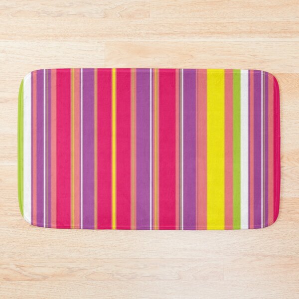 Item preview, Bright colored stripes pink purple yellow designed and sold by zanydoodles.