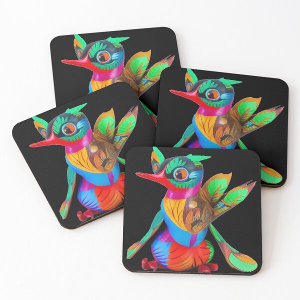 Item preview, Hummingbird alebrije (dark) designed and sold by Dendros-Studio.