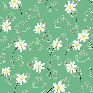 Artwork thumbnail, Spring Rabbit by annamaomao