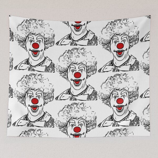 Aperçu de l'œuvre Clown idiot effrayant créée et vendue par OneUpArtDesigns.