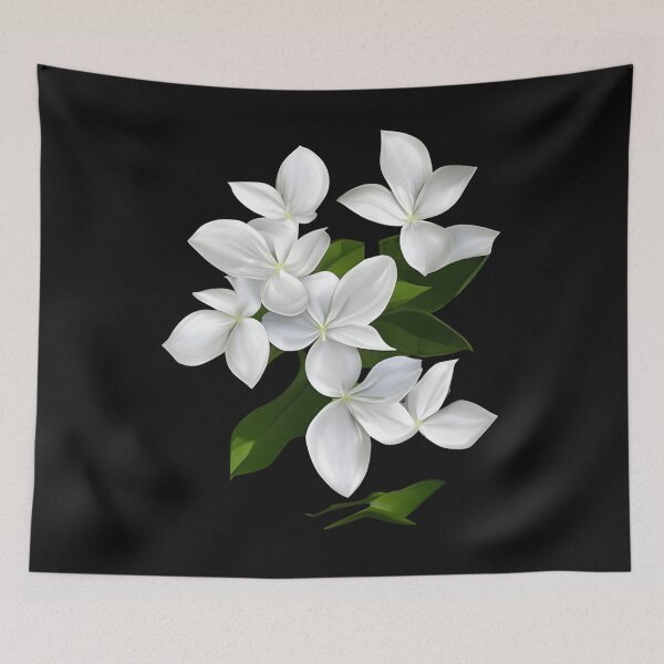 Item preview, White jasmine flower designed and sold by gramizzia.